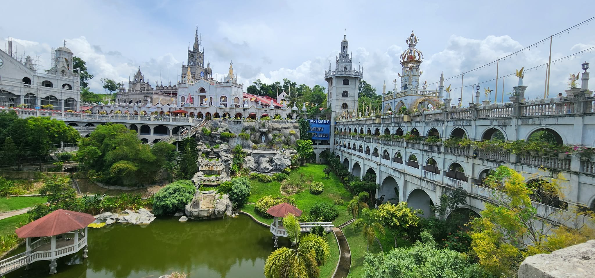 Simala Shrine castle-like church in Sibonga, Cebu